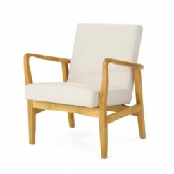 Perseus Mid Century Modern Club Chair - Christopher Knight Home Ivory -Living Room Chairs store unnamed file 610