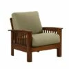 Maison Hill Mission Style Armchair - Handy Living Barley Tan