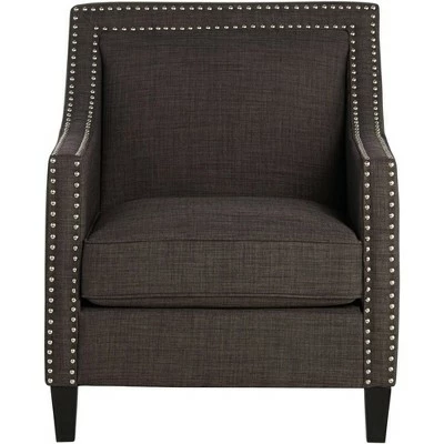 Studio 55D Flynn Heirloom Charcoal Upholstered Armchair 5 Studio 55D Flynn Heirloom Charcoal Upholstered Armchair - Image 3