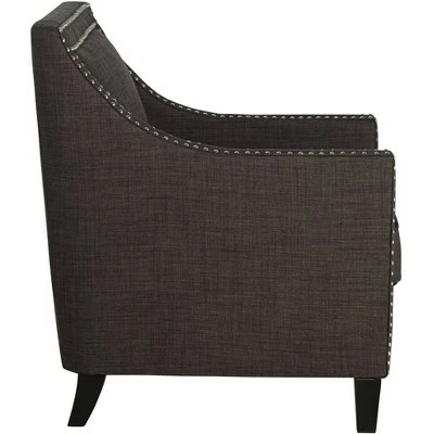 Studio 55D Flynn Heirloom Charcoal Upholstered Armchair 6 Studio 55D Flynn Heirloom Charcoal Upholstered Armchair - Image 4