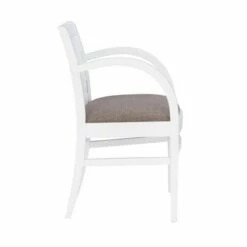 Sumpter Woven Armchair White - Linon -Living Room Chairs store unnamed file 6131