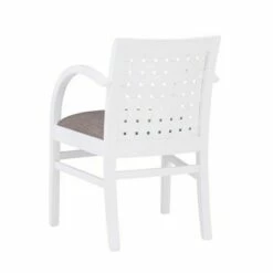 Sumpter Woven Armchair White - Linon -Living Room Chairs store unnamed file 6133