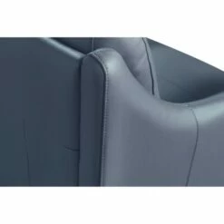 Luna 100% Top Grain Leather Chair - Abbyson Living French Blue -Living Room Chairs store unnamed file 6209