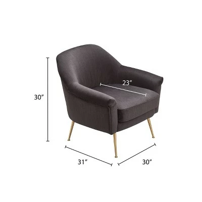 Adore Decor Ophelia Lounge Chair - Adore Décor Ivory 9 Adore Decor Ophelia Lounge Chair - Adore Décor Ivory - Image 7