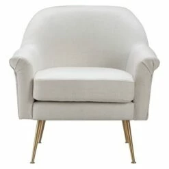 Adore Decor Ophelia Lounge Chair - Adore Décor Ivory 30 Adore Decor Ophelia Lounge Chair - Adore Décor Ivory -Living Room Chairs store unnamed file 6235