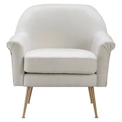 Adore Decor Ophelia Lounge Chair - Adore Décor Ivory 16 Adore Decor Ophelia Lounge Chair - Adore Décor Ivory - Image 14