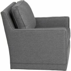Studio 55D Clinton Mica Gray Linen Fabric Swivel Chair -Living Room Chairs store unnamed file 6263