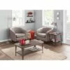 Shelton Contemporary Club Chair Light Gray - LumiSource