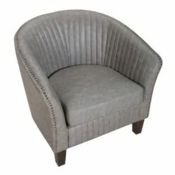 Shelton Contemporary Club Chair Light Gray - LumiSource -Living Room Chairs store unnamed file 6270