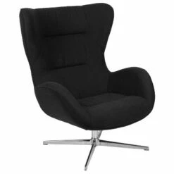 Merrick Lane Ergonomic High-Back Lounge Chair 360° Swivel Accent Chair Side Chair with 4 Star Alloy Base -Living Room Chairs store unnamed file 6294