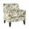 Willard Armchair Floral - Handy Living Navy