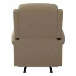 Liam Left Hand Rocker Recliner Plush Low Pile Velour - ProLounger Medium Blue -Living Room Chairs store unnamed file 6318