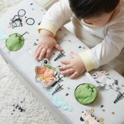 Asweets Wonder & Wise Square Infant Baby Activity Chair w/ Interactive Embroidery & Applique, Carrying Handle, & Removeable Tray for Age 6 Months & Up 8 Asweets Wonder & Wise Square Infant Baby Activity Chair w/ Interactive Embroidery & Applique, Carrying Handle, & Removeable Tray for Age 6 Months & Up -Living Room Chairs store unnamed file 6421