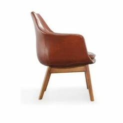 Set of 2 Cronkite Faux Leather Accent Chairs Brown - Manhattan Comfort 8 Set of 2 Cronkite Faux Leather Accent Chairs Brown - Manhattan Comfort -Living Room Chairs store unnamed file 6449