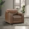 Blake Top Grain Leather Chair Brown - Abbyson Living