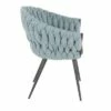 Braided Matisse Contemporary Chair - LumiSource Gray -Living Room Chairs store unnamed file 6492
