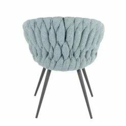 Braided Matisse Contemporary Chair - LumiSource Gray -Living Room Chairs store unnamed file 6494