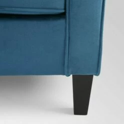 Milo Contemporary Club Chair - Christopher Knight Home Blue -Living Room Chairs store unnamed file 650