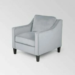 Milo Contemporary Club Chair - Christopher Knight Home Blue -Living Room Chairs store unnamed file 652