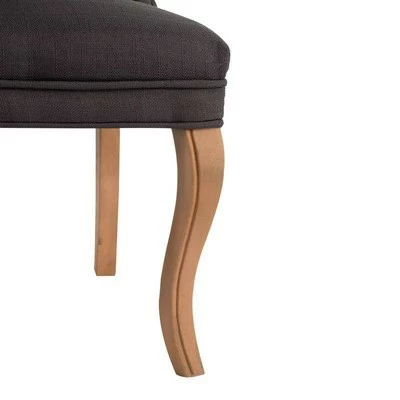 A&B Home Sadler High Back Chair Lavender Gray - A&B Home 4 A&B Home Sadler High Back Chair Lavender Gray - A&B Home - Image 3