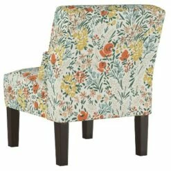 Burke Slipper Chair Cream Floral - Threshold™ -Living Room Chairs store unnamed file 6551