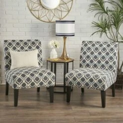 Set of 2 Kassi Accent Chair - Christopher Knight Home Blue -Living Room Chairs store unnamed file 6557