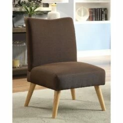 Charlton Mid Century Modern Accent Chair - HOMES: Inside + Out Taupe Brown