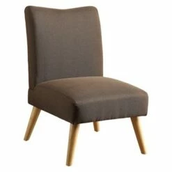 Charlton Mid Century Modern Accent Chair - HOMES: Inside + Out Taupe Brown -Living Room Chairs store unnamed file 6570