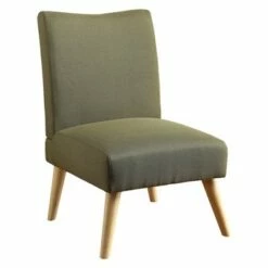 Charlton Mid Century Modern Accent Chair - HOMES: Inside + Out Taupe Brown -Living Room Chairs store unnamed file 6571