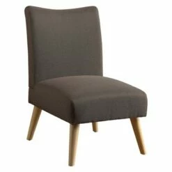 Charlton Mid Century Modern Accent Chair - HOMES: Inside + Out Taupe Brown -Living Room Chairs store unnamed file 6572