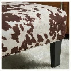 Kassi Cowhide Print Upholstered Accent Chair - Christopher Knight Home -Living Room Chairs store unnamed file 6576