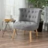 Cicely Tufted Accent Chair - Christopher Knight Home Light Blue