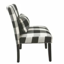Parker Accent Chair and Pillow - HomePop Gray