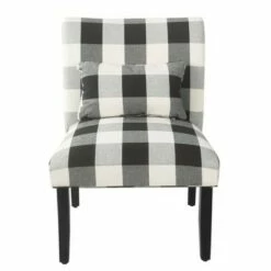 Parker Accent Chair and Pillow - HomePop Gray -Living Room Chairs store unnamed file 6614