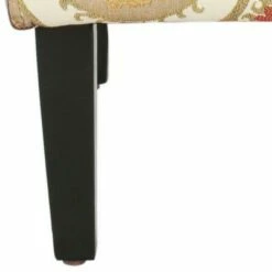 Marka Armless Club Chair - Multi/Espresso - Safavieh -Living Room Chairs store unnamed file 6623