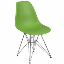 Flash Furniture Elon Series Plastic Chair with Chrome Base -Living Room Chairs store unnamed file 6634