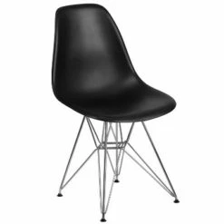 Flash Furniture Elon Series Plastic Chair with Chrome Base -Living Room Chairs store unnamed file 6638