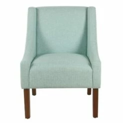 Modern Swoop Accent Armchair - HomePop Dove Gray Stripe -Living Room Chairs store unnamed file 665