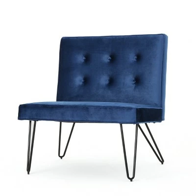 Darrow Armless Chair - Christopher Knight Home Berry 7 Darrow Armless Chair - Christopher Knight Home Berry - Image 5