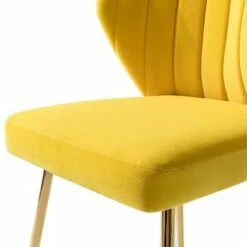 Velvet Accent Side Chair with Tufted Back | Karat Home -Living Room Chairs store unnamed file 6705