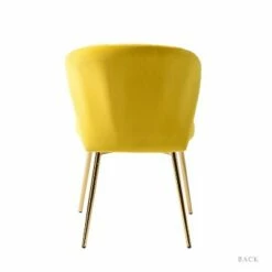 Velvet Accent Side Chair with Tufted Back | Karat Home -Living Room Chairs store unnamed file 6706