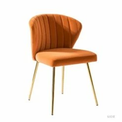 Velvet Accent Side Chair with Tufted Back | Karat Home -Living Room Chairs store unnamed file 6713