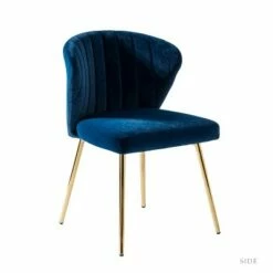 Velvet Accent Side Chair with Tufted Back | Karat Home -Living Room Chairs store unnamed file 6715