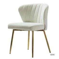 Velvet Accent Side Chair with Tufted Back | Karat Home -Living Room Chairs store unnamed file 6719