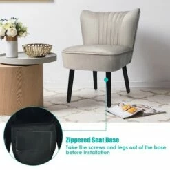 Costway Set of 2 Armless Accent Chair Upholstered Leisure Chair Single Sofa TurquoiseStone Grey Dark Grey 19 Costway Set of 2 Armless Accent Chair Upholstered Leisure Chair Single Sofa TurquoiseStone Grey Dark Grey -Living Room Chairs store unnamed file 6754