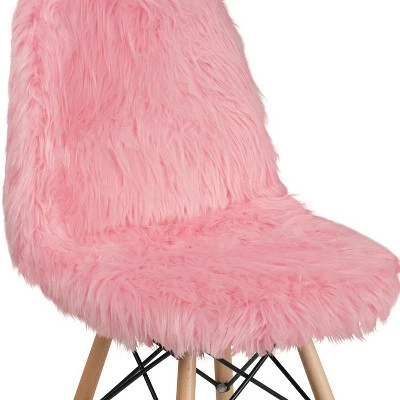 Emma and Oliver Shaggy Dog Fur Accent Chair 7 Emma and Oliver Shaggy Dog Fur Accent Chair - Image 5