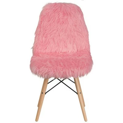 Emma and Oliver Shaggy Dog Fur Accent Chair 10 Emma and Oliver Shaggy Dog Fur Accent Chair - Image 8