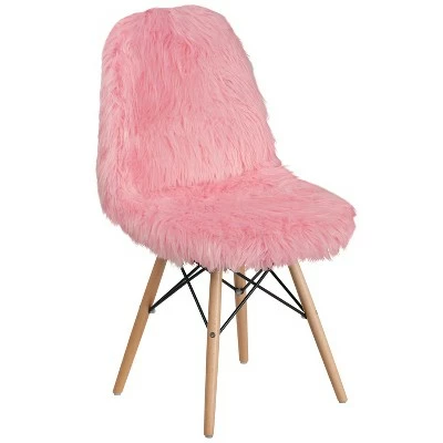 Emma and Oliver Shaggy Dog Fur Accent Chair 12 Emma and Oliver Shaggy Dog Fur Accent Chair - Image 10