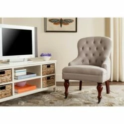 Samanna Armchair - Safavieh Gray