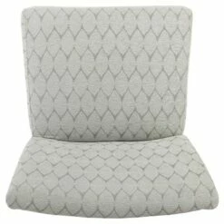 Parker Accent Chair with Pillow - HomePop Gray Cheetah -Living Room Chairs store unnamed file 6818